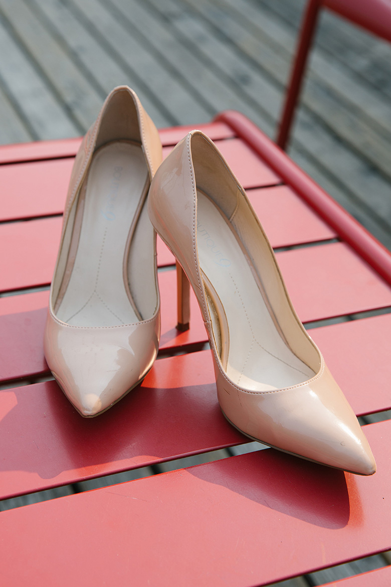 Within Sodo Seattle wedding bride shoes