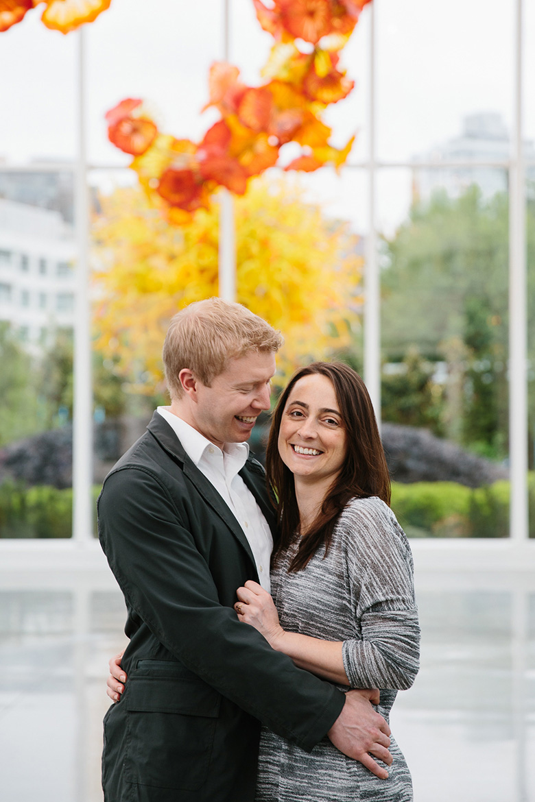 Chihuly Glass Museum engagement session in Seattle, WA 