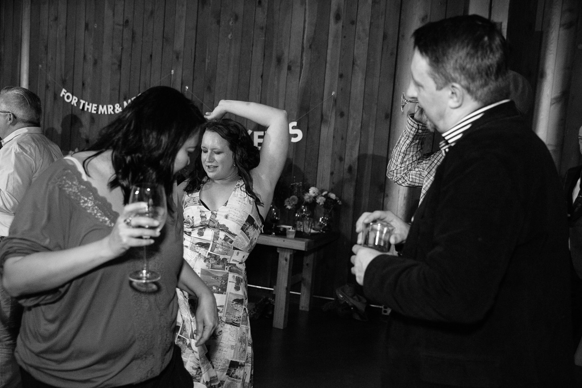Within Sodo Seattle wedding reception dancing 
