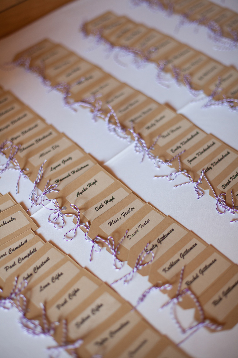 Reception details during Fireseed Catering wedding on Whidbey Island, WA
