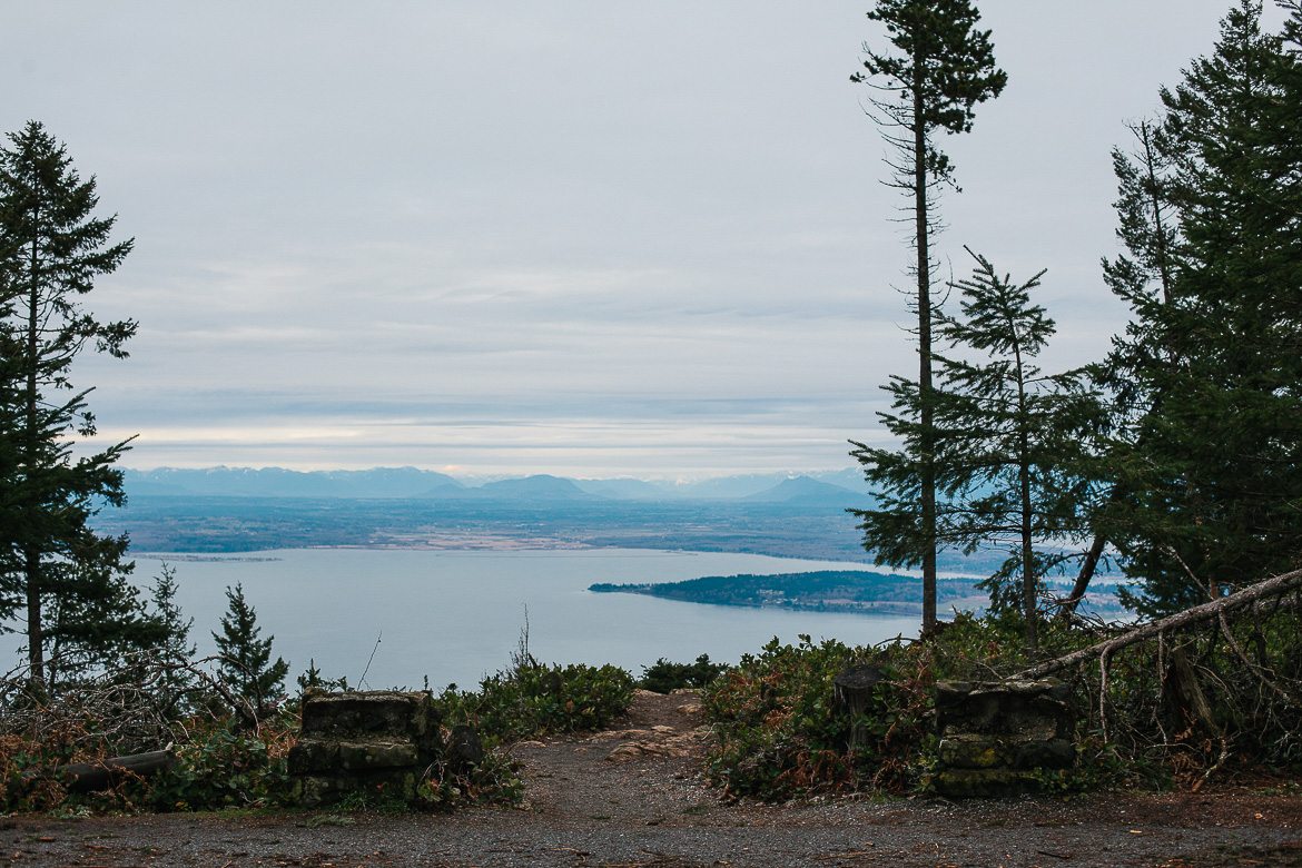 Orcas Island Washington Mount Constitution trails water view