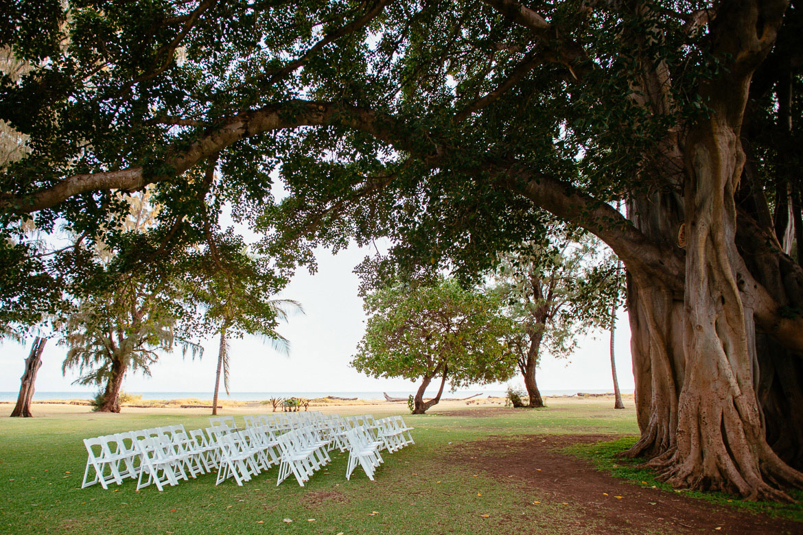 Waimea Plantation Cottages wedding Kauai ceremony site