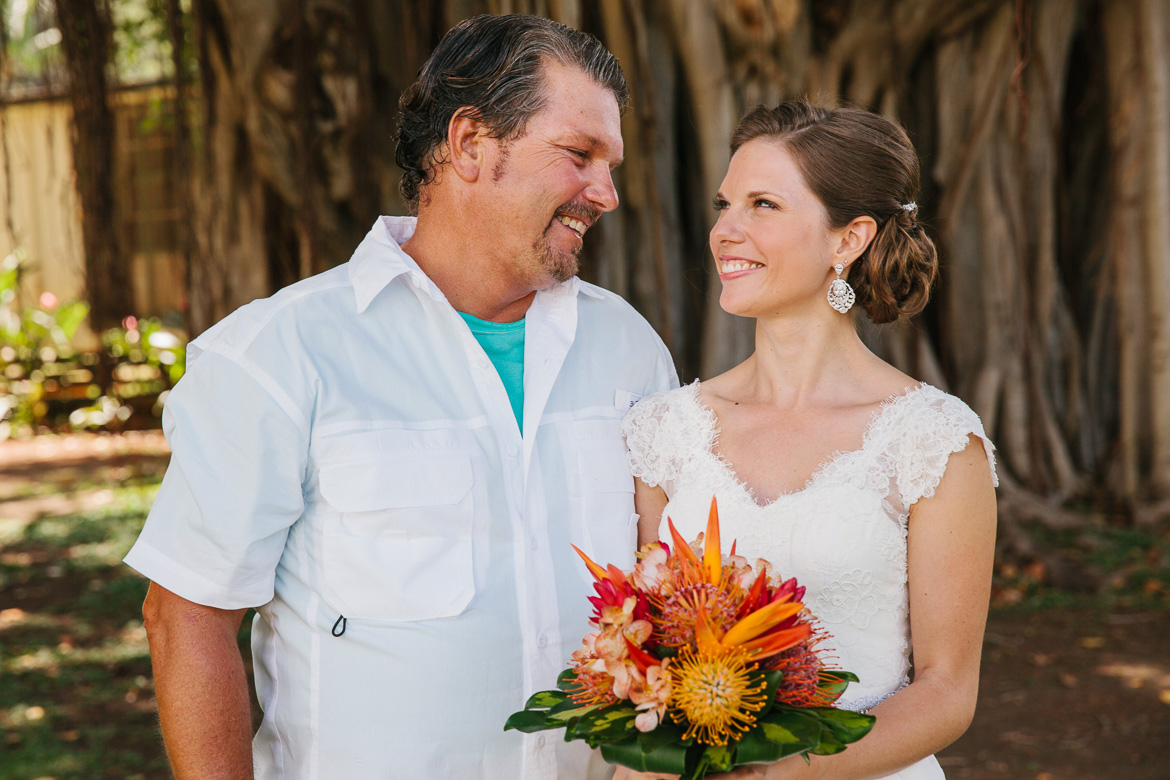 Waimea Plantation Cottages wedding Kauai family portrait during photography timeline
